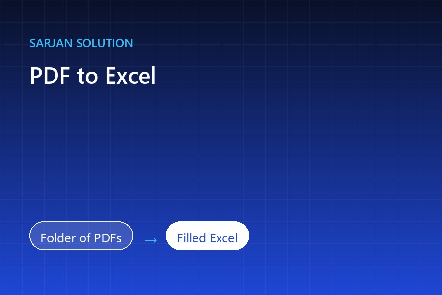 PDF to Excel