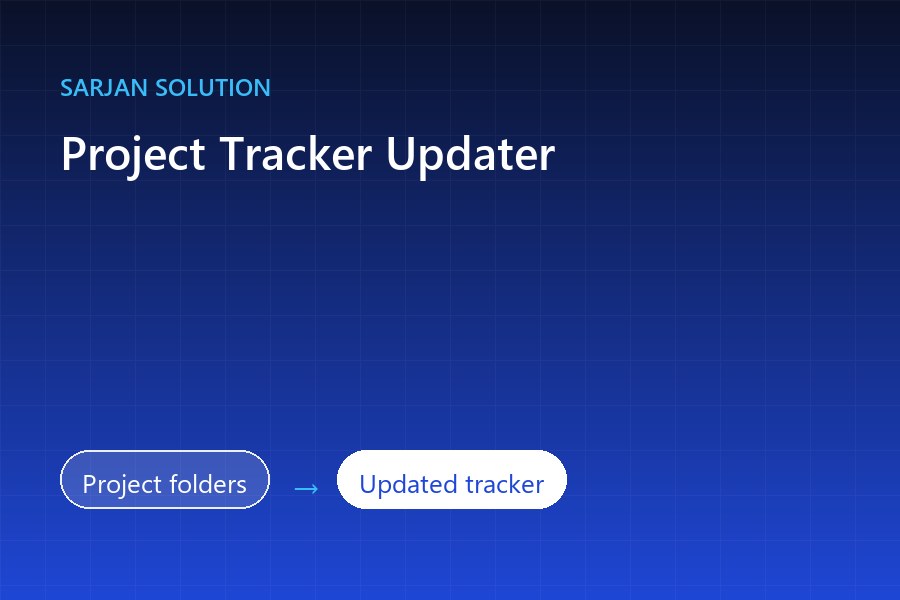 Project Tracker Updater