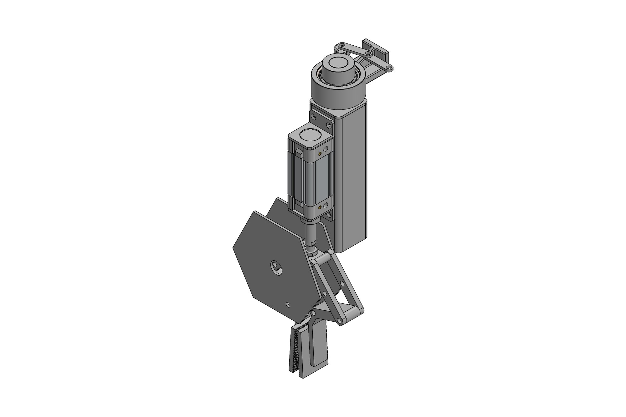 Pneumatic gripper assembly