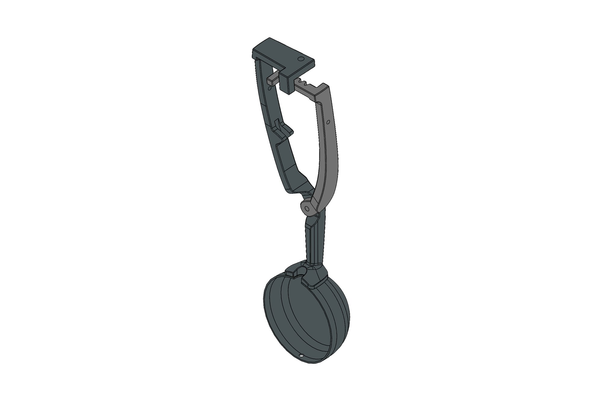 CAD model of a machine-tool feed box assembly rebuilt from 3D scan data
