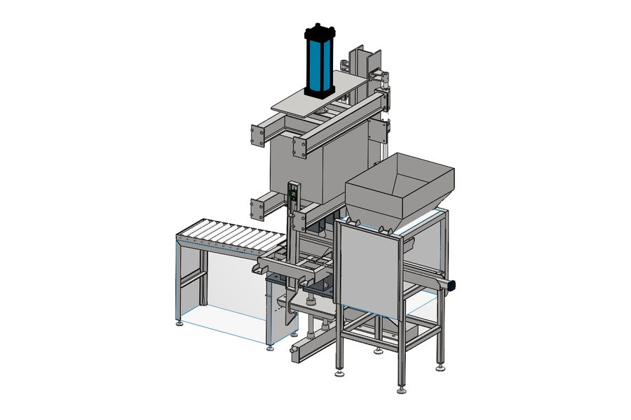 Hydraulic Press With Automatic Feeder — Metal Forming project by Sarjan Solution (view 2 of 3)