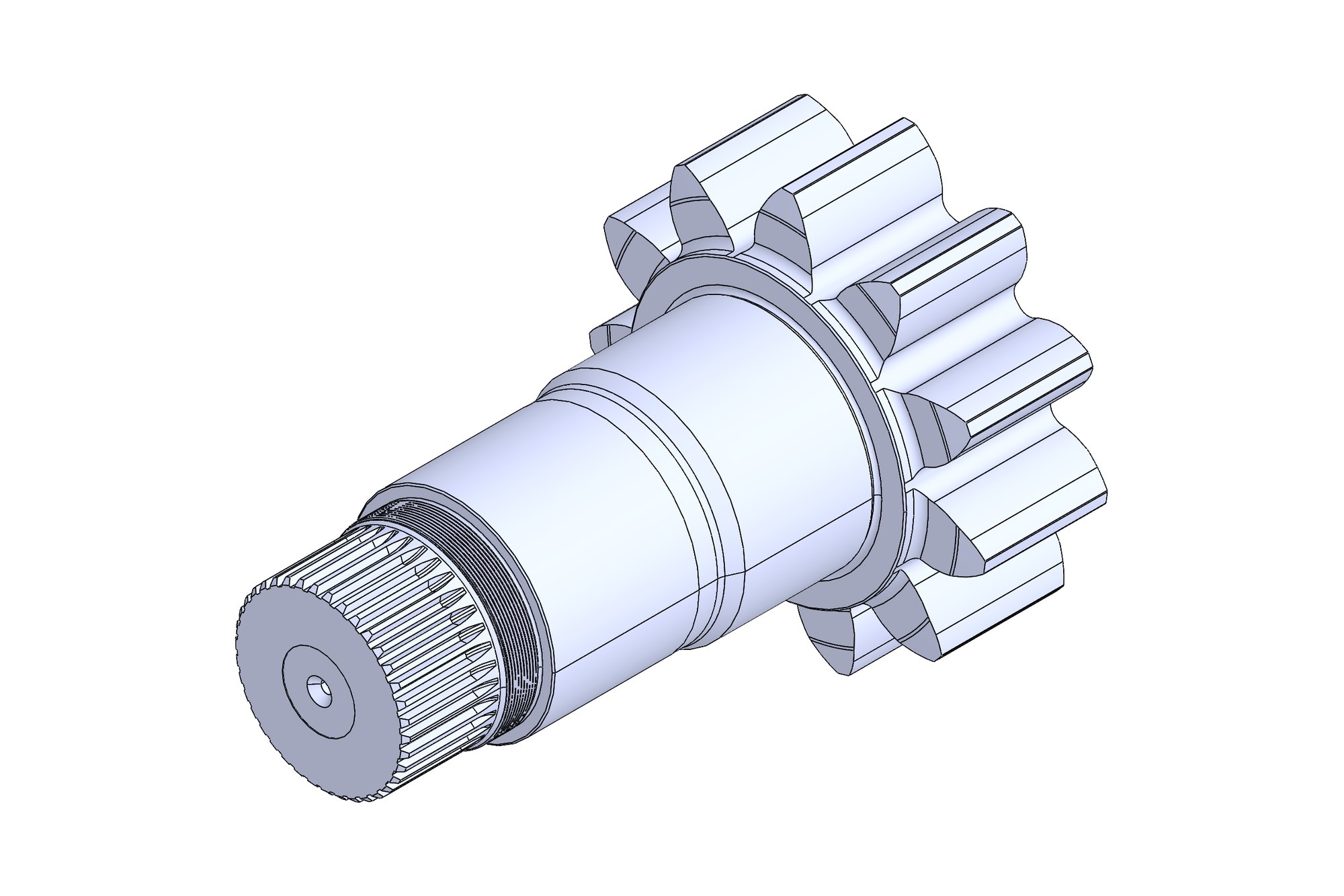 Large Helical Gear & Pinion Models for Hobbing — additional view